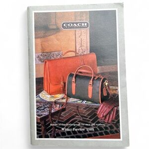 Vintage Coach Leatherware Catalog Winter Preview 1989